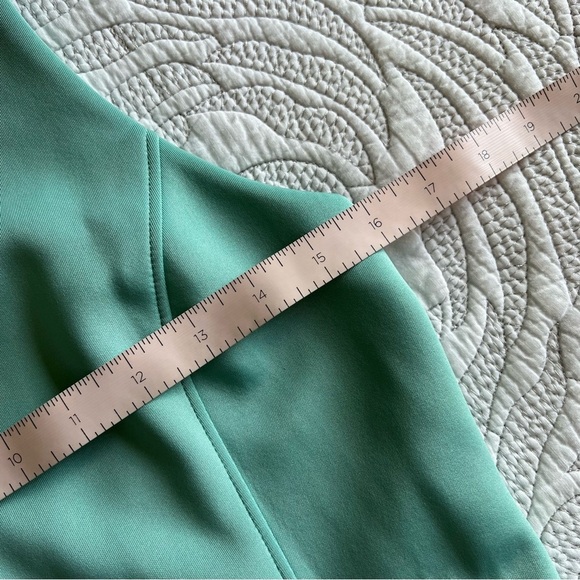 Tibi - Rime Split Neck Sleeveless Dress - Lichen - Picture 11 of 12